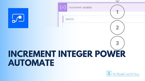 Power Automate - Increment an integer
