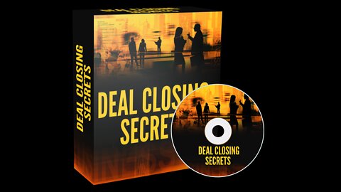 Deal Closing Secrets ✔️ 100% Free Course ✔️ (Video 4/7: The Method)