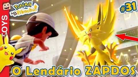 Pokémon: Let's Go #31 ⚡️ ZAPDOS - Veja ONDE pegar, COMO derrotar e como CAPTURAR este LENDÁRIO! ⚡