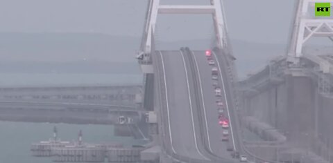 Crimea (Kerch) Bridge reopens following Kiev terrorist's attack