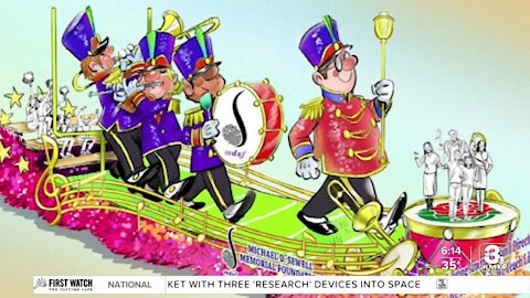 Iowa band directors march in 2022 Tournament of Roses parade