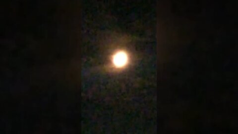 July 11, 2022 The moon looks orange.