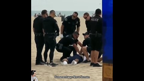 Huntington Beach California: Man with a gun plays a game of quick draw and loses