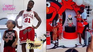 Safaree & Erica Mena Host Son Legend's "Elmo" 2nd B-Day Party! 🎂