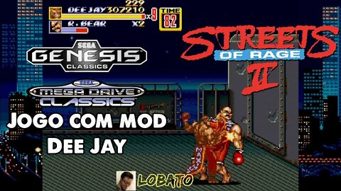 Streets of Rage II (com mod) - Dee Jay