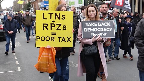 Oxford 18th February 2023 - Protest against LTN's: Part 5 - The March