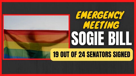 SOGIE BILL PHILIPPINES | LGBTQIA | RED PILL EMERGENCY MEETING