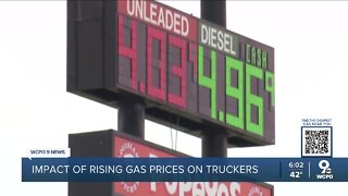 Truckers feeling the impact of rising gas prices