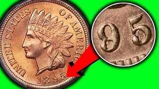 CHECK YOUR INDIAN HEAD PENNIES FOR ERROR COINS - 1895 INDIAN HEAD PENNY VALUE