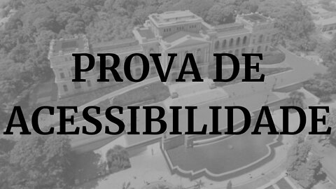 PROVA DE ACESSIBILIDADE