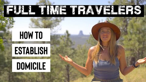 HOW TO BECOME a SOUTH DAKOTA RESIDENT for FULLTIME TRAVEL IN 4 STEPS / DOMICILE EXPLAINED for NOMADS