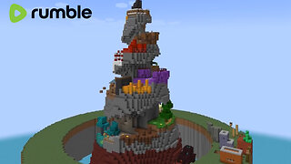 Climbing a Parkour Mountain! Minecraft