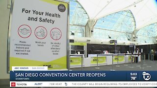 San Diego Convention Center reopens for events