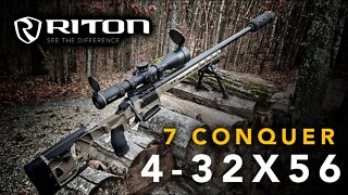 Riton 7 Conquer 4-32x56 Rifle Scope