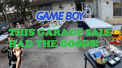 EVERY garage sale needs retro NINTENDO and WRESTLING treasures!