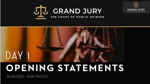 Grand Jury Day 1: Opening Statements - Dr. Reiner Fuellmich Nuremberg 2.0