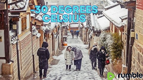 Walking at -30 degrees Celsius
