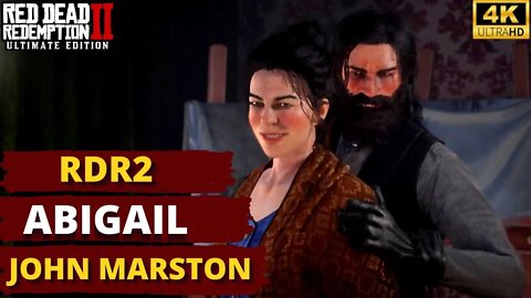 RDR2 - What Happens When John Marston Asks Abigail To Marry Him? 4k