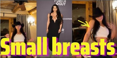 Kim Kardashian revealed her much smaller breasts thanks to her breast reduction