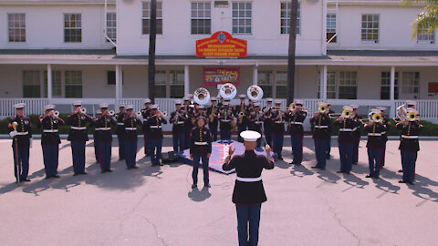 1st Marine Division Band Performs "Waltzing Matilda"