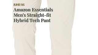 Amazon Essentials Men's Straight-fit Hybrid Tech Pant