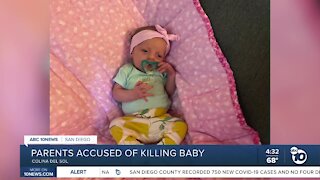 Parents in court, accused of killing baby
