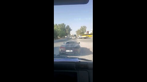 mclaren 750s in Dubai roads