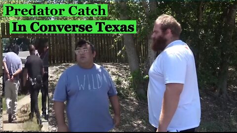 Predator Catch In (Converse Texas). This guy was a middle school teacher. Caught for the 2nd time.