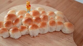 Soft, airy bubble bread recipe