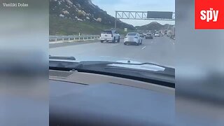 Tesla Driver Asleep At The Wheel On California Highway