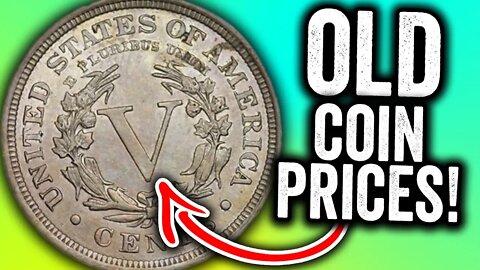 SUPER EXPENSIVE OLD COINS WORTH MONEY - 1900 V NICKEL VALUE