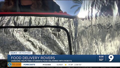 Ordering the future: The University of Arizona deploys food delivering rovers