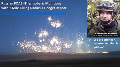 Killing Woke NATO in Former Ukraine by Way of Rus Thermobaric Munitions - Update 11.21.22