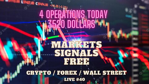 LIVE operates together with me in crypto/forex/sp500 follow my live entries #40