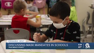 Palm Beach County School Board discusses universal face mask mandate for students
