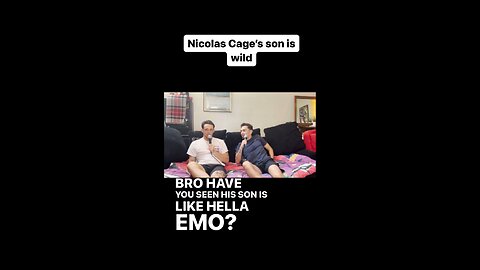 Nicolas Cage > Nicholas Cage’s son | clip from “Dyslexic Pimp” BATD Ep 25 Brownie & the Downie