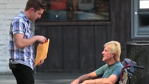 Magician Pulls Off Generous Gift Prank For Homeless