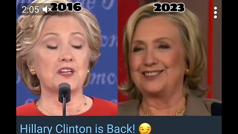 Hillary Clinton is Back! 😏 2016 vs. 2023 HRC