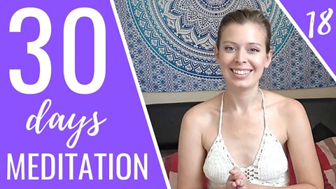 10 Min Meditation Timer | Day 18 | 30 Days Meditation Challenge (For Beginners)