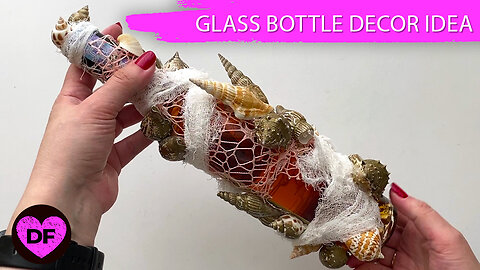 DIY Glass Bottle Decor Idea