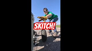 go kart skateboard skitching #gokart #diy #build #kart #automobile #custom