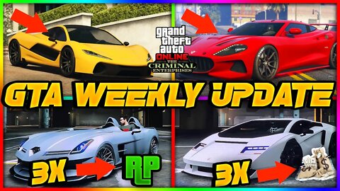 GTA 5 ONLINE WEEKLY UPDATE | NEW SENTINEL CLASSIC WIDEBODY, 3X $ & RP + MORE!