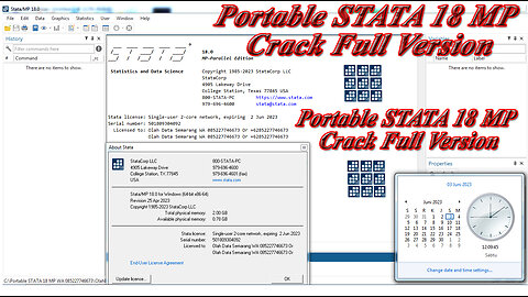 Portable STATA 18 MP Crack Full Version