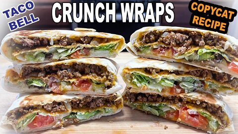 CRUNCH WRAP, Taco Bell Copycat Recipe