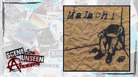 Malachi (Blissfield, MI) - Self-Titled CD - 6. Rebound. 1998 Michigan Christian Hardcore/Metal.