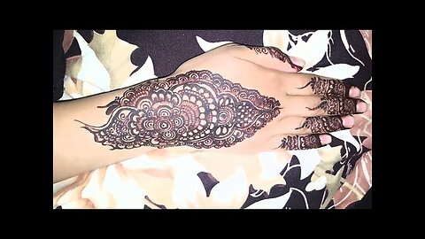 Arabic Mehndi Design||Injection Mehndi Design||Eid Collection Design