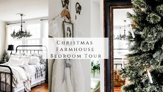 Christmas Farmhouse Bedroom Tour