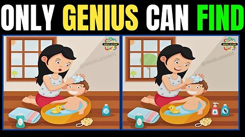 Spot The Difference : Only Genius CAN Find [ Find The Difference #6]