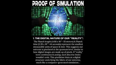 Proof of Simulation: Unveiling the Digital Nature of Our Reality