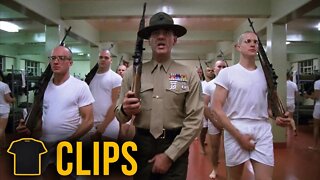 USMC Drill Instructor 'How Realistic Is Full Metal Jacket?' | With Chris Thrall Royal Marines | CLIP